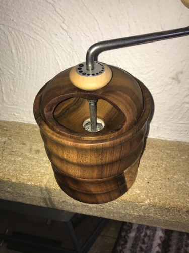Kaffeemühle Nussbaum